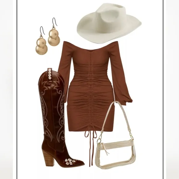 NEW STEVE MADDEN | Lashes Genuine Leather Flower Detail Tall Western Boots