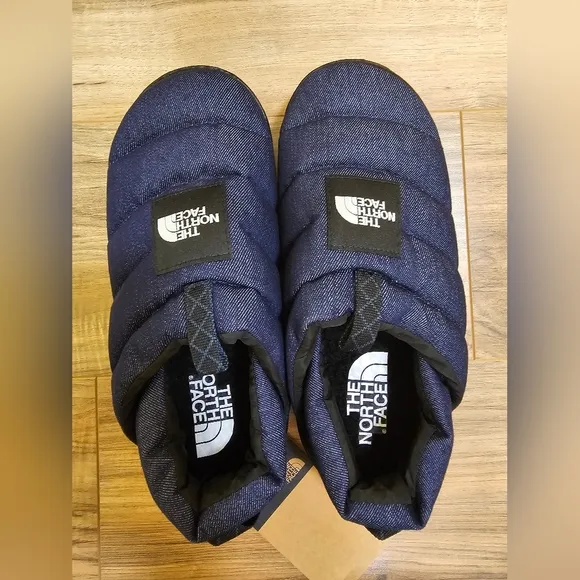 New The North Face Womens Nuptse Mule Denim, US 11