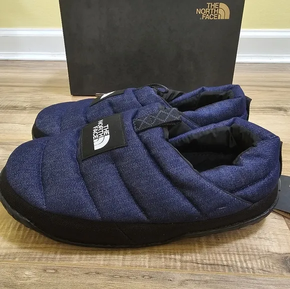 New The North Face Womens Nuptse Mule Denim, US 11