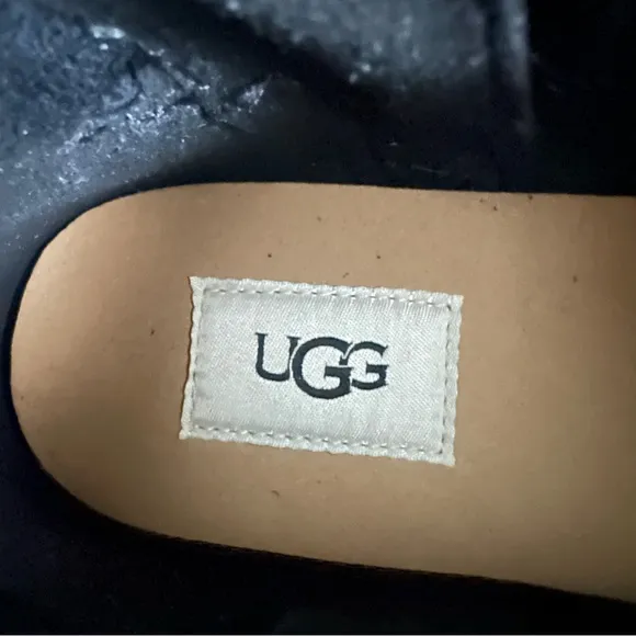 NEW UGG Josefene Cuff Suede Ankle Boots in Black sz 8