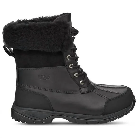 NEW UGG men butte waterproof cold weather boots in black