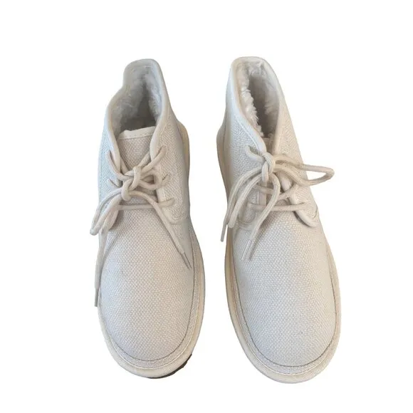 New UGG Neumel Natural Boots Ankle Chukka Lace Up Shoes Women's 10