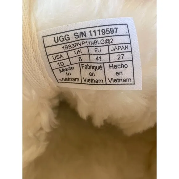 New UGG Neumel Natural Boots Ankle Chukka Lace Up Shoes Women's 10