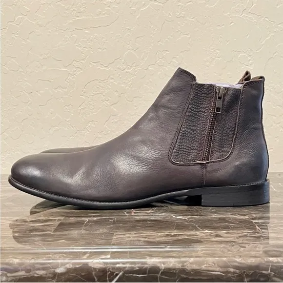 NEW Vintage Foundry Co. Liam Brown Leather Chelsea Boots