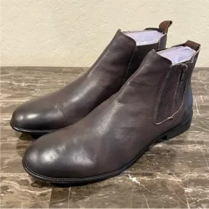 NEW Vintage Foundry Co. Liam Brown Leather Chelsea Boots