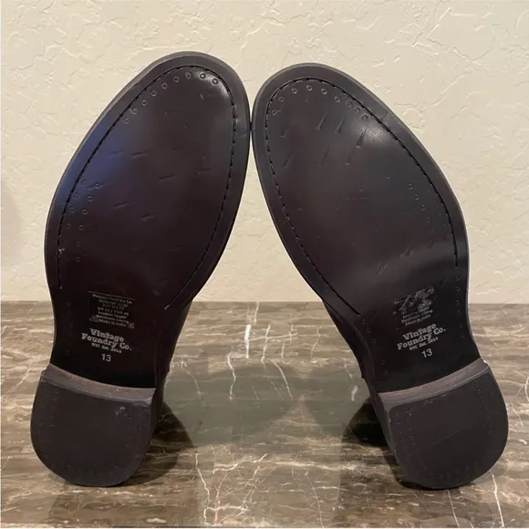 NEW Vintage Foundry Co. Liam Brown Leather Chelsea Boots