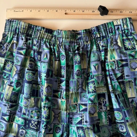 NEW Vintage Toucan Dance Shorts Adult Large Boating Sailing Anchor Knots Mens