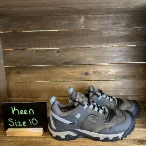 New Womens Keen Ridge Flex Leather Waterproof Hiking Shoes Sneakers‎ Size 10 M