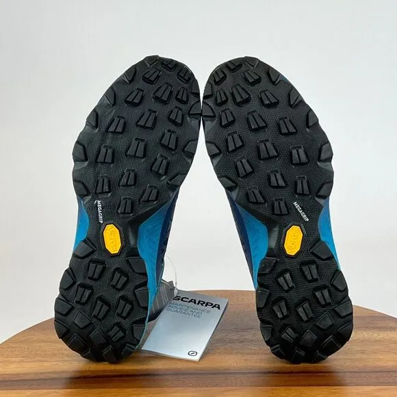 New Womens Scarpa Spin Ultra GTX Blue Waterproof Hiking Shoes Sneakers Size 9 M‎