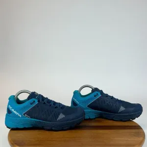New Womens Scarpa Spin Ultra GTX Blue Waterproof Hiking Shoes Sneakers Size 9 M‎