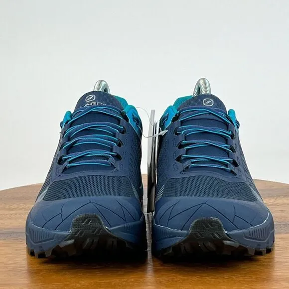 New Womens Scarpa Spin Ultra GTX Blue Waterproof Hiking Shoes Sneakers Size 9 M‎