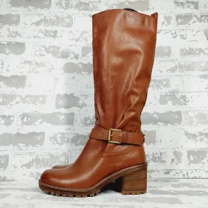 New Zodiac Georgia Womens Faux Leather Riding Knee-High Boots A262