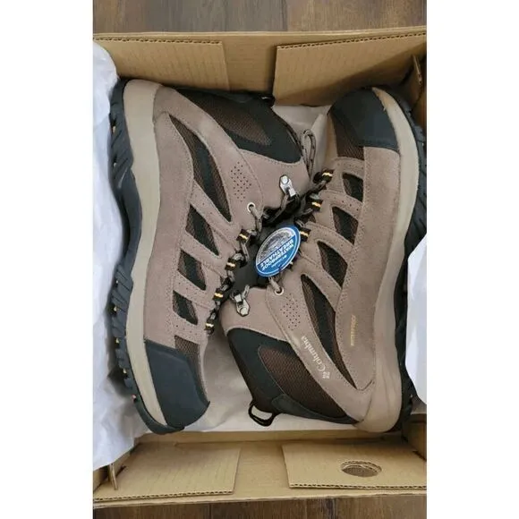 New columbia men size 10 crestwood mid waterproof hiking shoes BM5371-231
