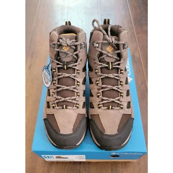 New columbia men size 10 crestwood mid waterproof hiking shoes BM5371-231