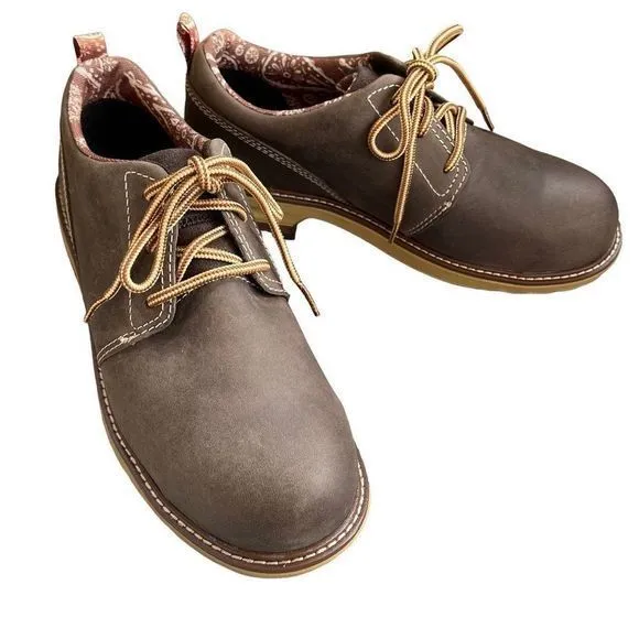 NEW Timberland PRO Hightower Kaffee Oxford Shoe —SZ 8 (or 8.5, fits 1/2 size up)
