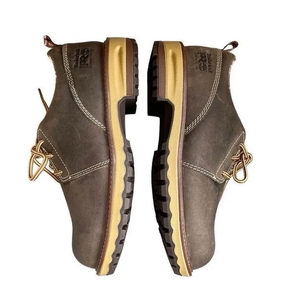 NEW Timberland PRO Hightower Kaffee Oxford Shoe —SZ 8 (or 8.5, fits 1/2 size up)