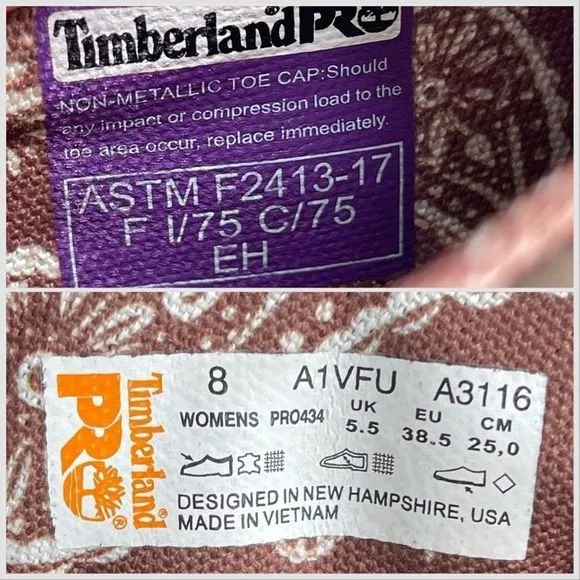 NEW Timberland‎ PRO Men’s Hightower Kaffee Oxford Shoe — SZ 6.5