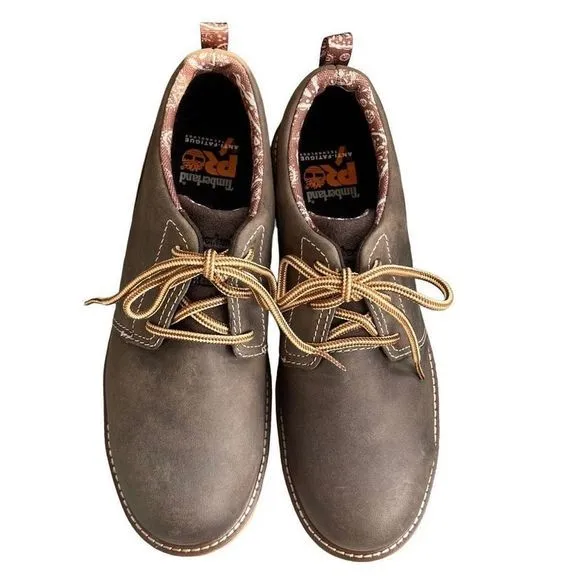 NEW Timberland‎ PRO Men’s Hightower Kaffee Oxford Shoe — SZ 6.5