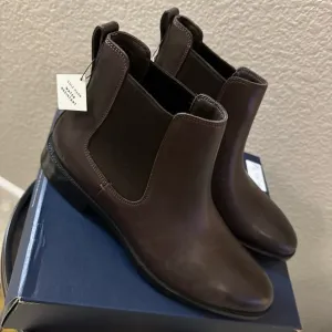NIB Cole Haan Brown Leather Ankle Boots