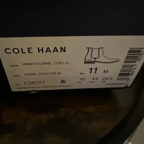 NIB Cole Haan Brown Leather Ankle Boots