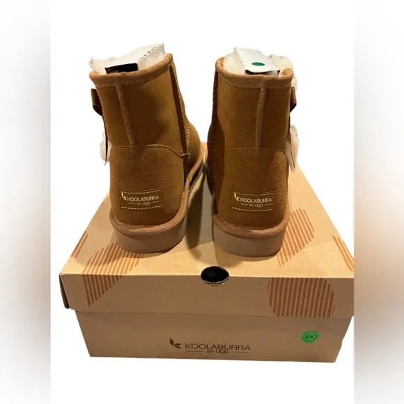 NIB Koolaburra by UGG Women’s Victoria Mini Boots in Chestnut size 9