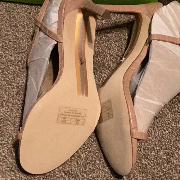 NIB Sam Edelman Size 10M Shoes Doran, Maple Croco Prt