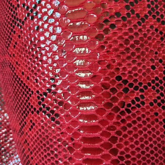 NIB women’s sz 6M over the knee snake skin stiletto pointed boots