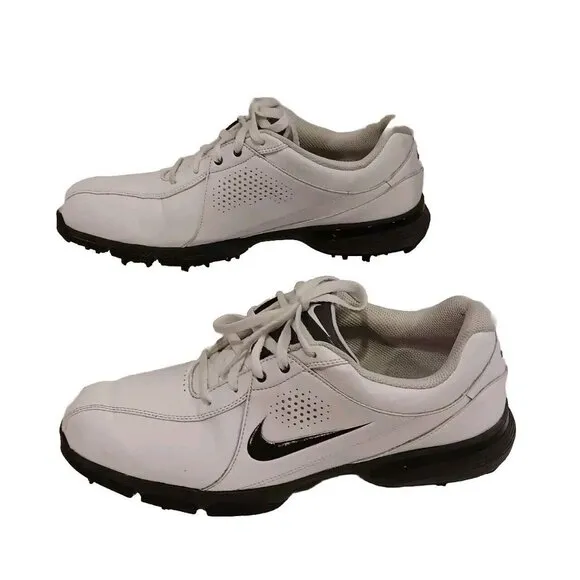 Nick Soft Spike Golf Shoes Mens Size 11 White Leather