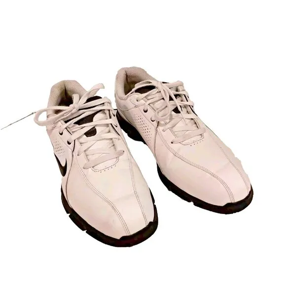 Nick Soft Spike Golf Shoes Mens Size 11 White Leather