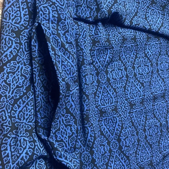 NICOLE MILLER Patterned 3/4 Sleeve Sheath Dress with Pockets size M