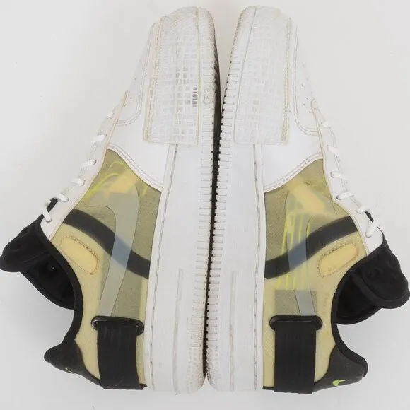 Nike Air Force 1 Low GS Sneakers White Black BQ4793-101 Size 5.5Y Shoes