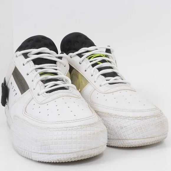 Nike Air Force 1 Low GS Sneakers White Black BQ4793-101 Size 5.5Y Shoes