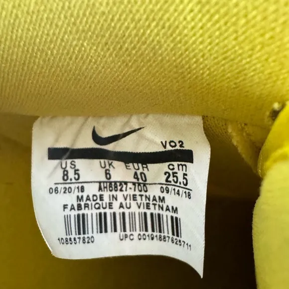 Nike Air Force 1 Low SE Premium OVERBRANDING Bright Citron Size 8.5