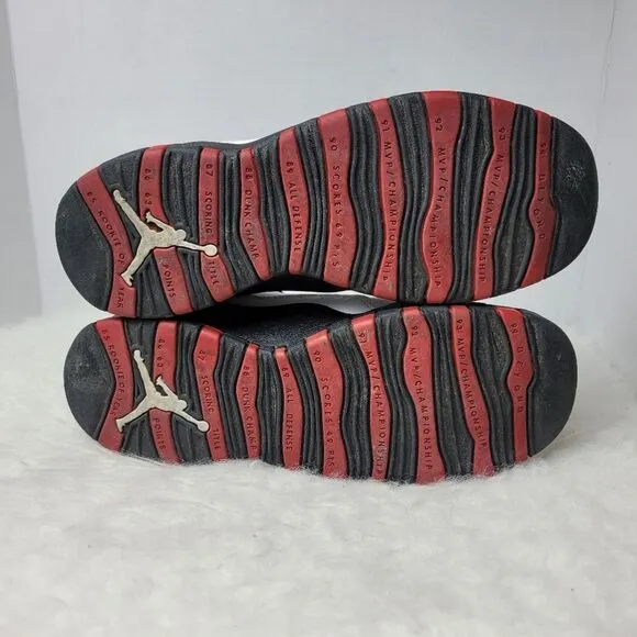 Nike Air Jordan 10 Retro Chicago Bulls 310805-100 Men's Sneaker Shoes Size 6.5