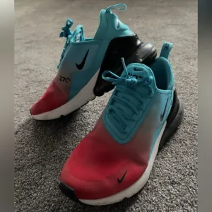 Nike Air Max 270 Blue and Red Shoes