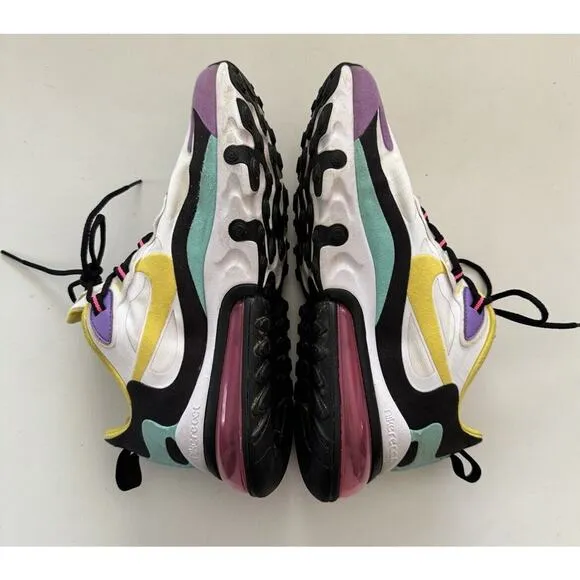 Nike Air Max 270 React Geometric Abstract Shoes AO4971-101 Size 10