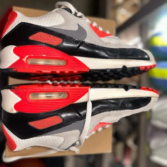 Nike Air Max 90 Infrared and Gray