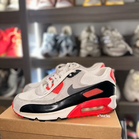 Nike Air Max 90 Infrared and Gray