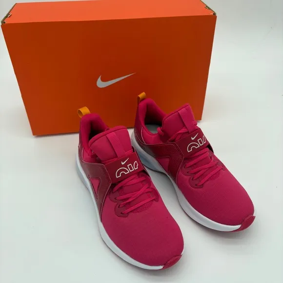 Nike Air Max Bella TR5 Training Shoes Pink Cushioned Sneakers Size 6.5