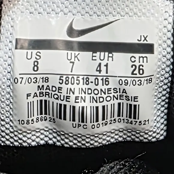 Nike Air Max IVO Black Crimson White Sneakers 2018 Mens 8