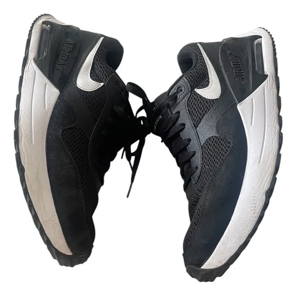 Nike Air Max SYSTM Men's Shoes Size 12 Black White Athletic Sneakers DM9537-001