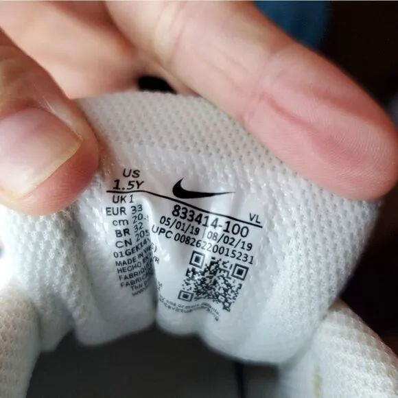 Nike Air Max big kids White Sneakers