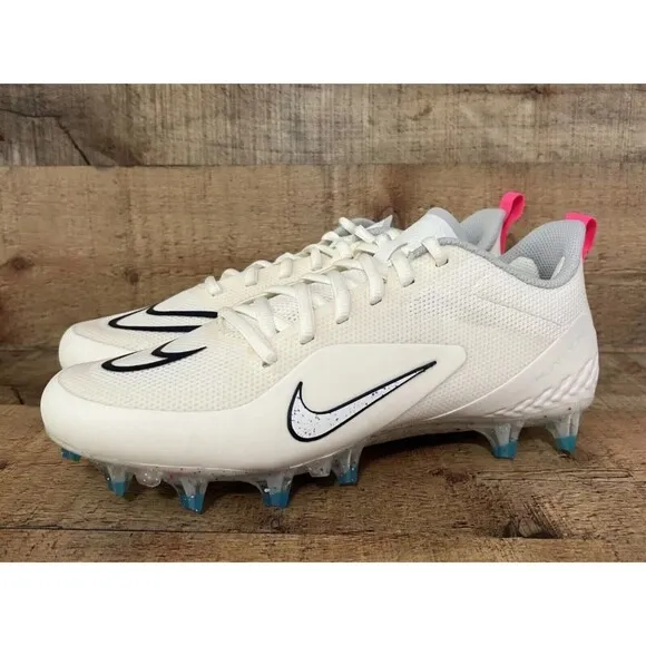 Nike Alpha Huarache 8 Pro Boys  Hyper Pink Speckled CW4439-116 Lacrosse Size 4