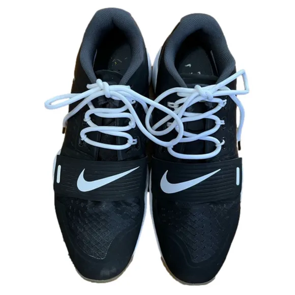 Nike Alpha Menace Turf Low Mens Football Shoes, black/white, size 13.5