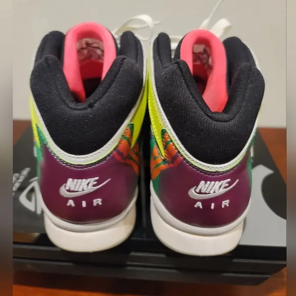 Nike Athletic Shoes - White, Black, Yellow, Red