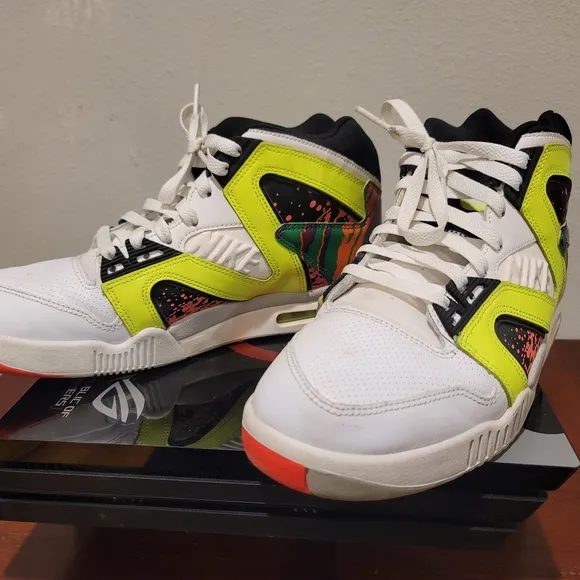 Nike Athletic Shoes - White, Black, Yellow, Red
