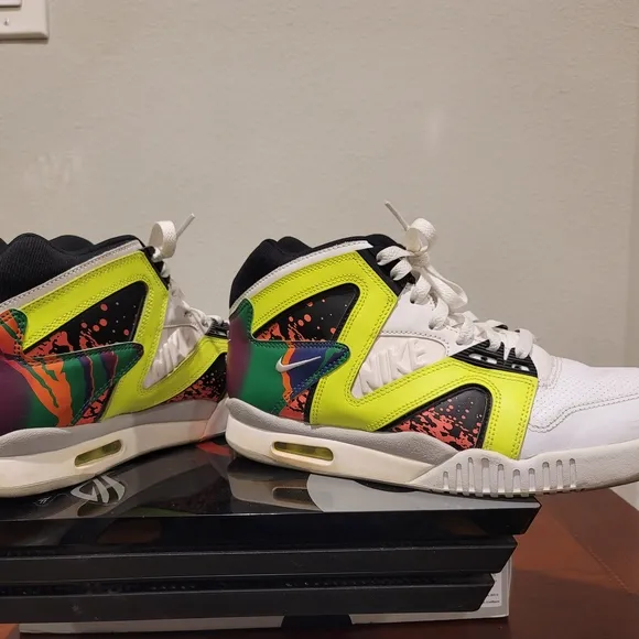 Nike Athletic Shoes - White, Black, Yellow, Red