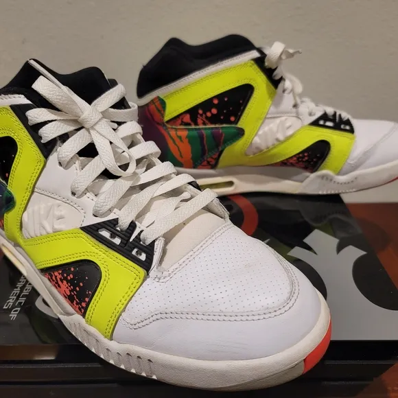 Nike Athletic Shoes - White, Black, Yellow, Red