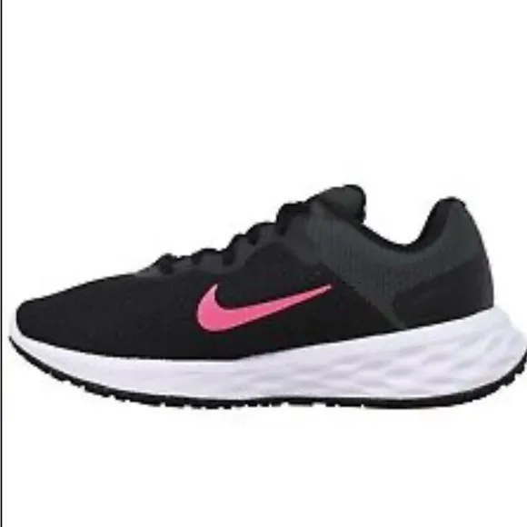 Nike Black and Pink Running Shoes