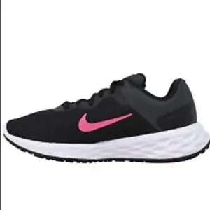 Nike Black and Pink Running Shoes